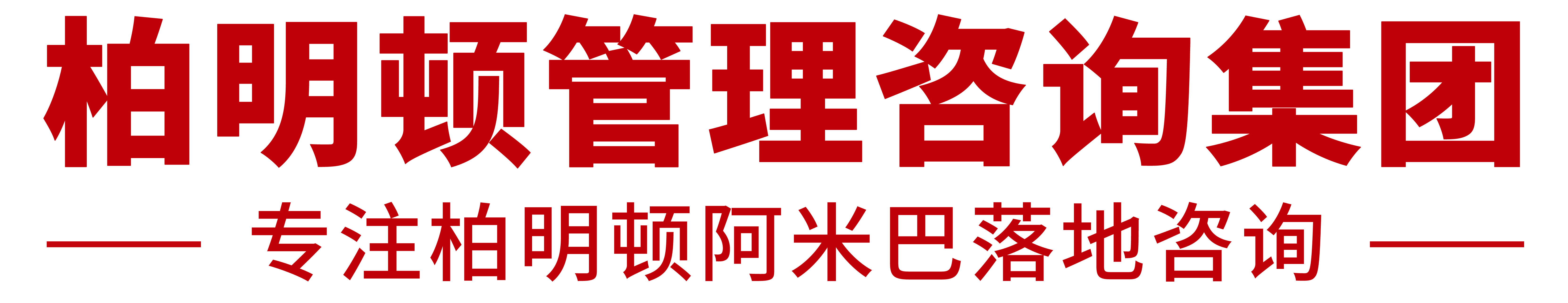 柏明顿阿米巴咨询公司培训课程
